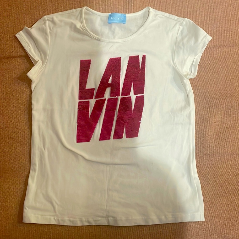 Lanvin logo tshirt girls size 10